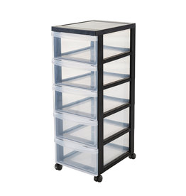IRIS Design Chest - 5 lades - DC-005 - Black