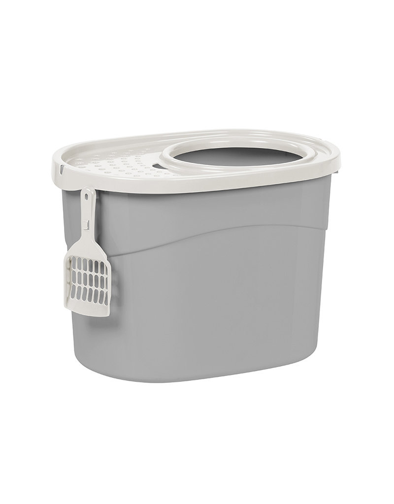 IRIS Kattenbak - Bovenste Ingang - TECL-20 - Grey