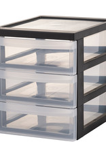 IRIS Design Chest A5 - 3 lades  x2 - DC-A5 - Black
