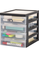 IRIS Design Chest A5 - 4 drawers - DC-A5 - Black