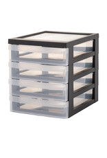 IRIS Design Chest A5 - 4 drawers - DC-A5 - Black