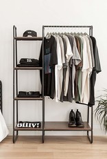 IRIS FS]Metal Garment Rack PI-B3 Bk