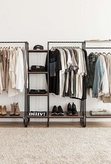 IRIS FS]Metal Garment Rack PI-B3 Bk