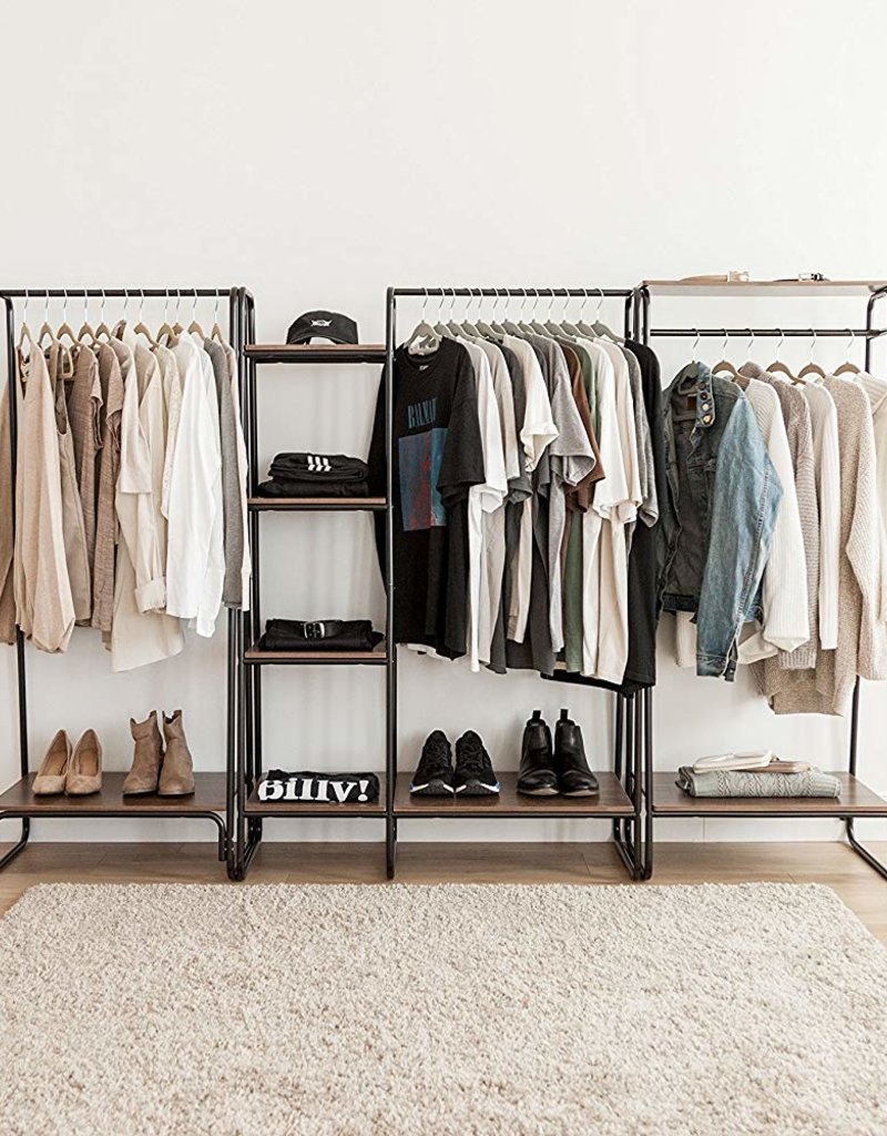 IRIS FS]Metal Garment Rack PI-B3 Bk