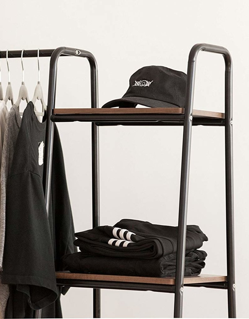 IRIS FS]Metal Garment Rack PI-B3 Bk