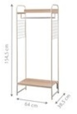 IRIS #FS]Metal Garment Rack PI-B4 W