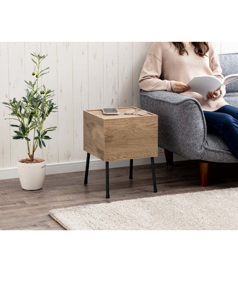 IRIS #FS]Side Table IWST-300 A.Br
