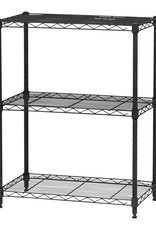 IRIS Metal Rack 600 3-Tier Black MR-NS3-B