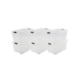 IRIS New Top Box - 45 liter - set van 6 - NTB-45 - Transparant