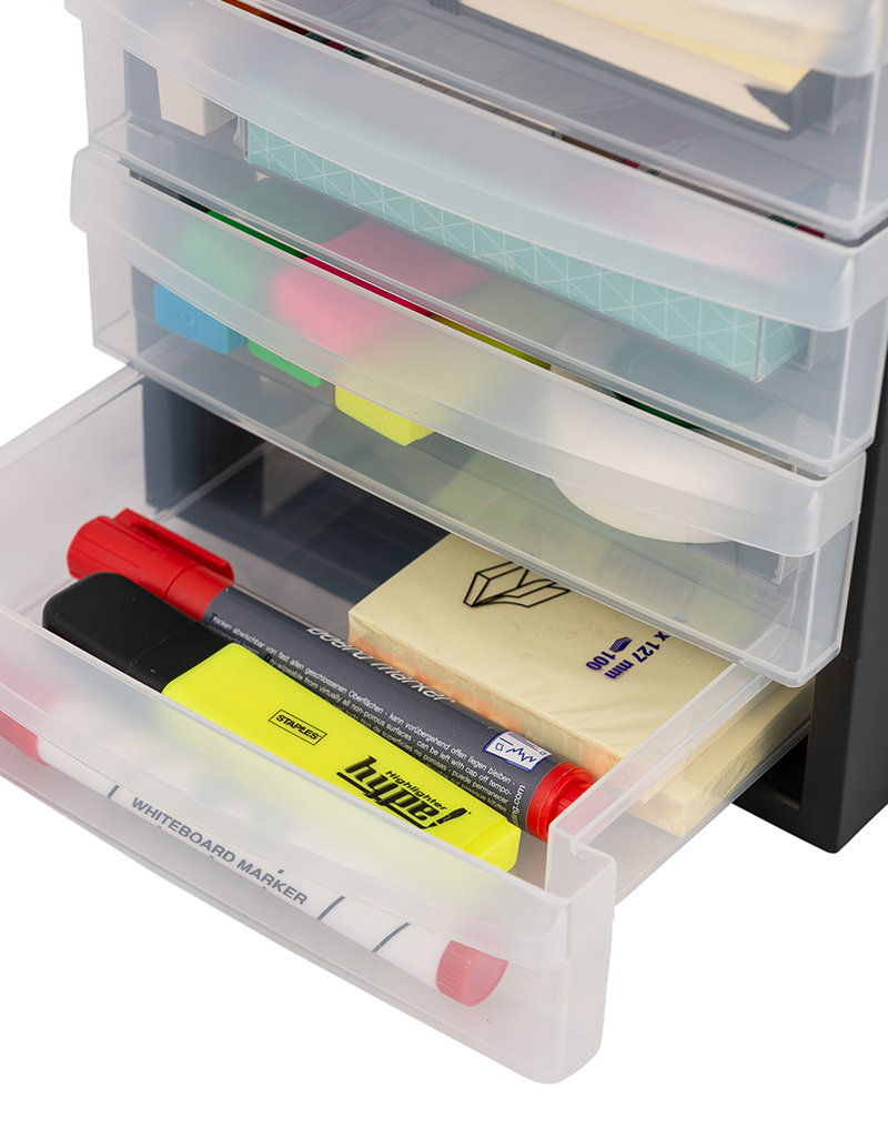 IRIS Design Chest A5 - 4 lades x2 - DC-A5 - Black