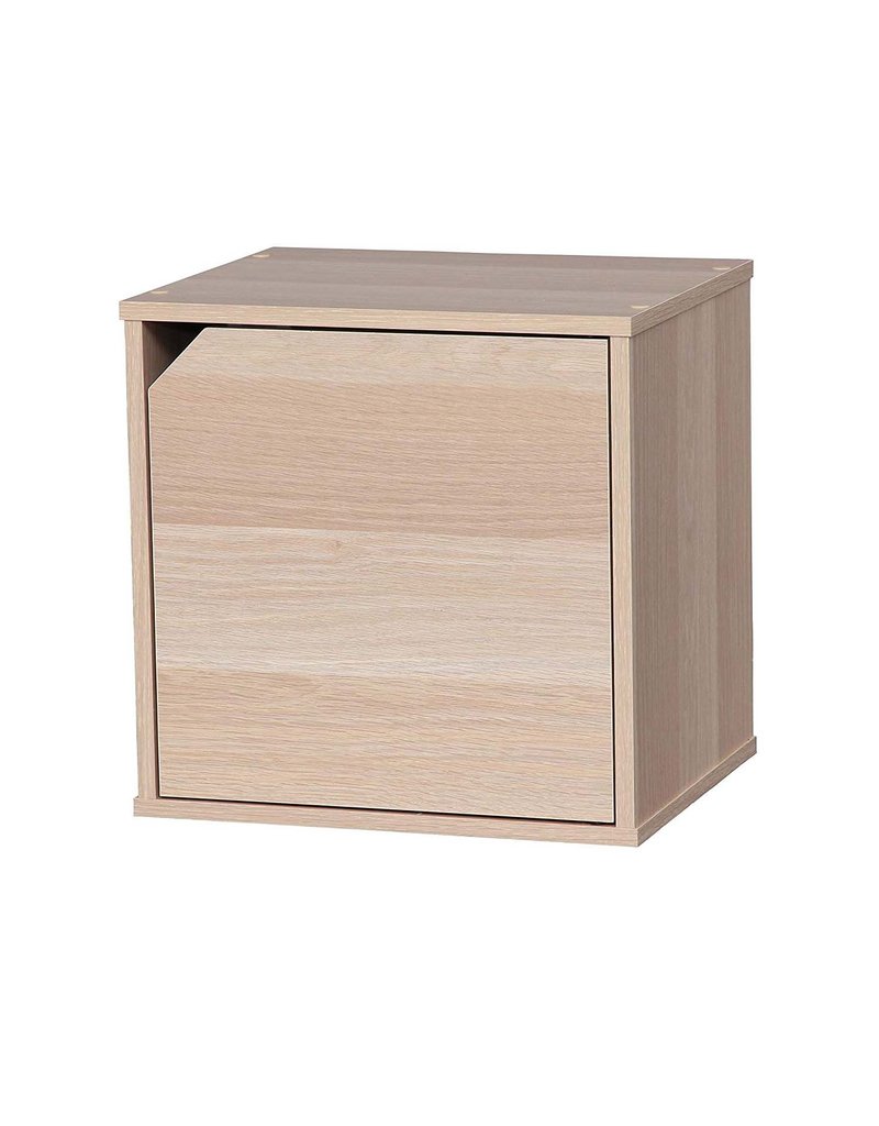 IRIS QR box met deur- Lichtbruin - QR-34