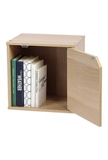 IRIS QR box met deur- Lichtbruin - QR-34