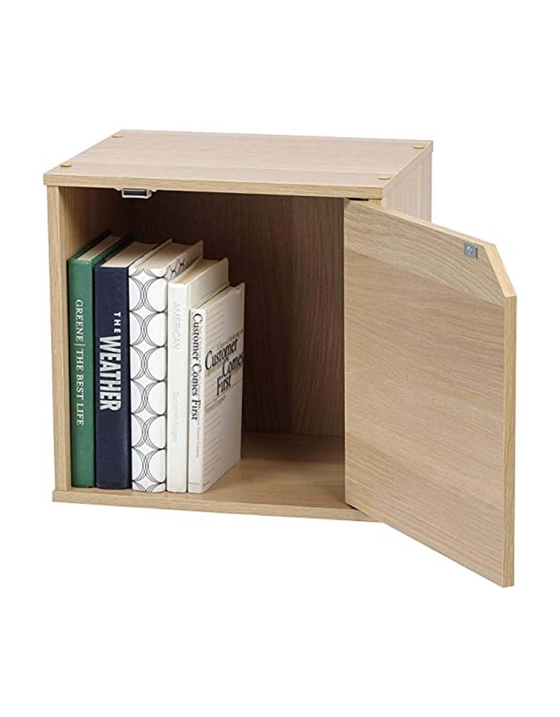 IRIS QR box met deur- Lichtbruin - QR-34