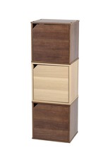 IRIS QR box met deur- Lichtbruin - QR-34