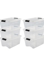 IRIS New Top Box - 15 liter - set van 6 - NTB-15 - Transparant