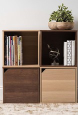 IRIS QR box met deur - Bruin - QR-34