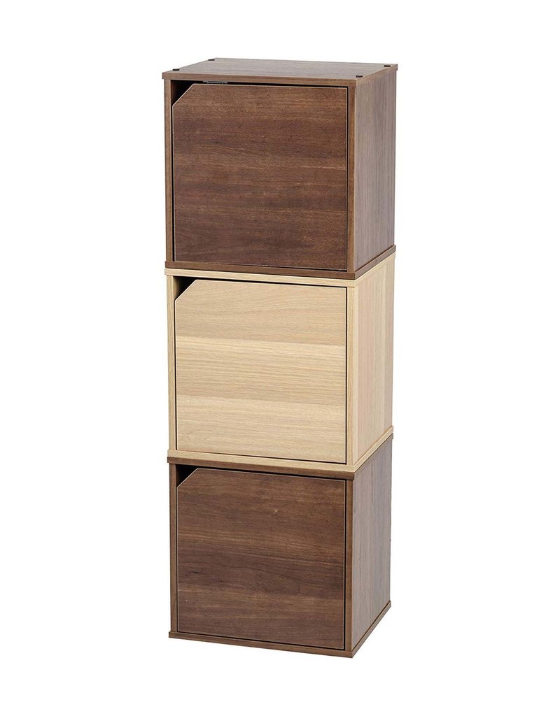 IRIS QR box with door - Brown - QR-34