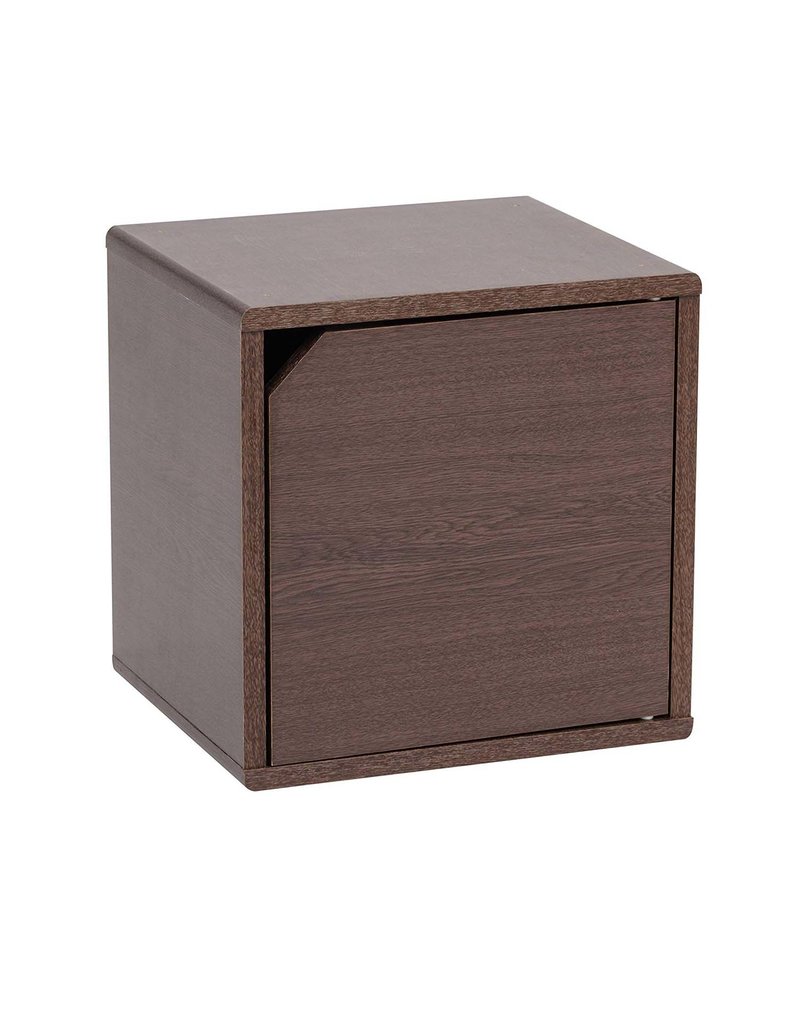 IRIS QR box met deur - Bruin - QR-34