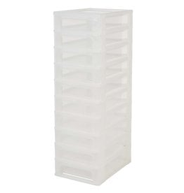 IRIS Organizer Chest - 10 drawers - OCH-2100 - White