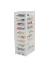 IRIS Organizer Chest - 10 drawers - OCH-2100 - White