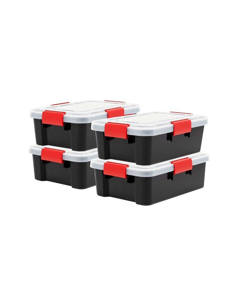 IRIS Air Tight Box - 10 liter - set van 4 - AT-S - Black