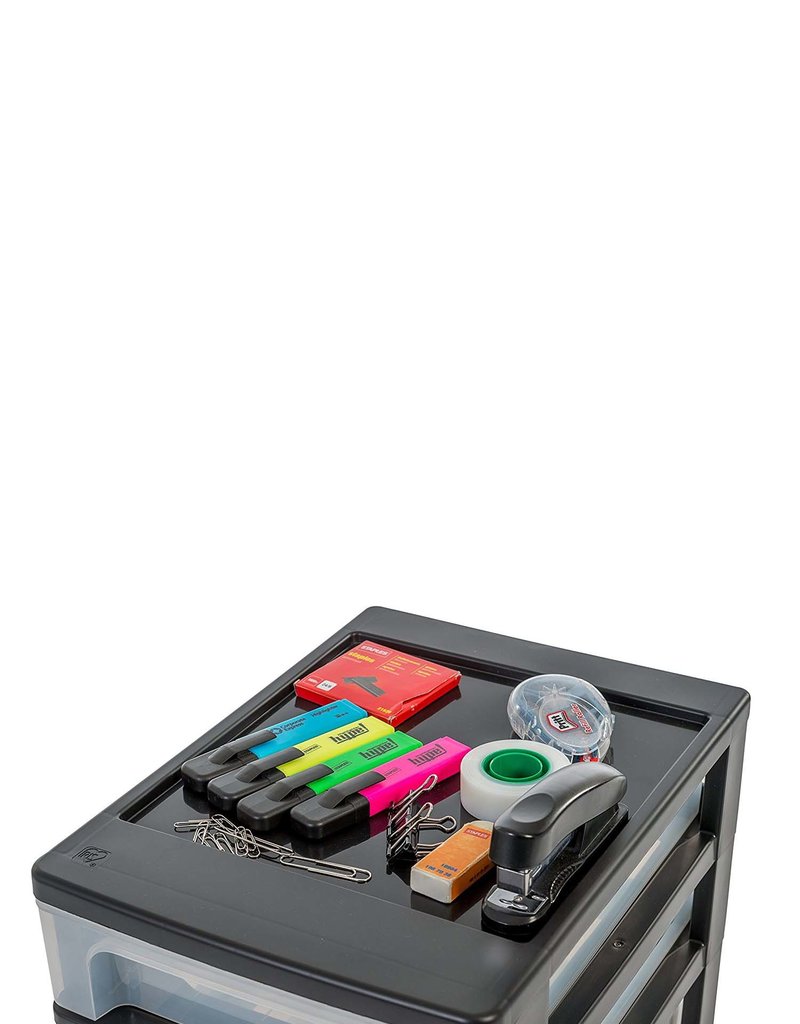 IRIS Organizer Chest - 10 drawers - OCH-2100 - Black