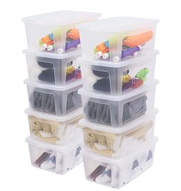 IRIS Modular Clear Box - 11 liters - set of 10 - MCB-11 - Transparent