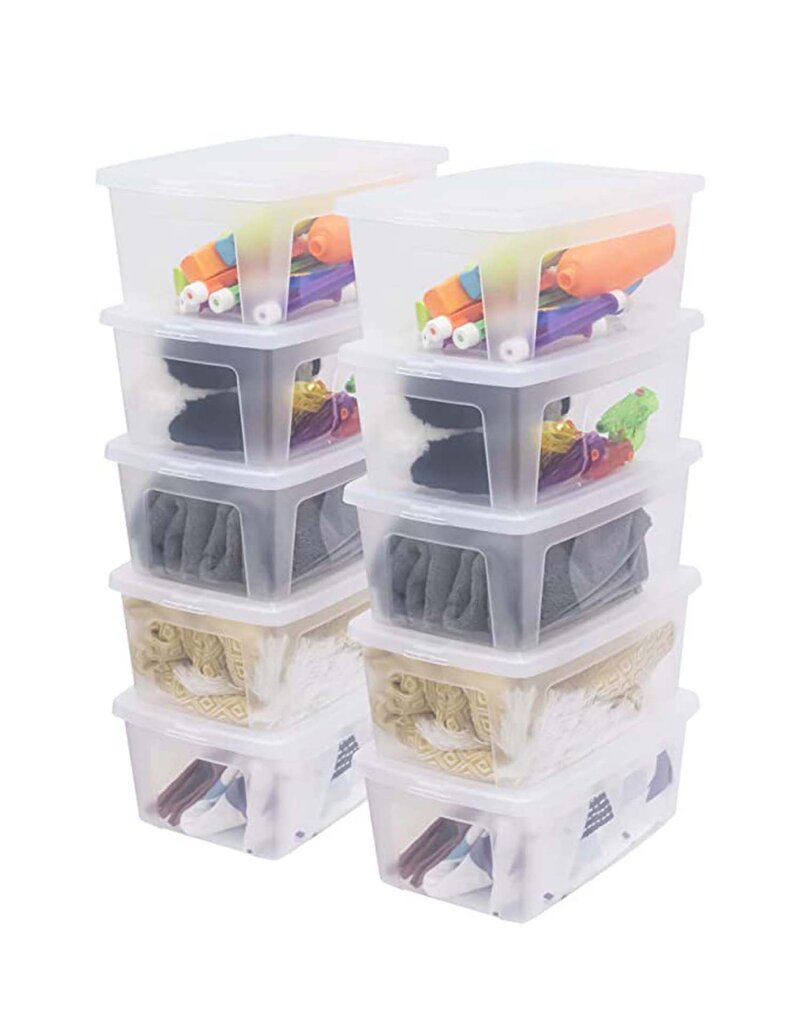 IRIS Modular Clear Box - 11 liter - set van 10 - MCB-11 - Transparant