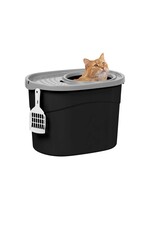 IRIS Kattenbak - Bovenste Ingang - TECL-20 - Black