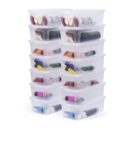 IRIS Modular Clear Box - 5 liters - set of 14 - MCB-5 - Transparent