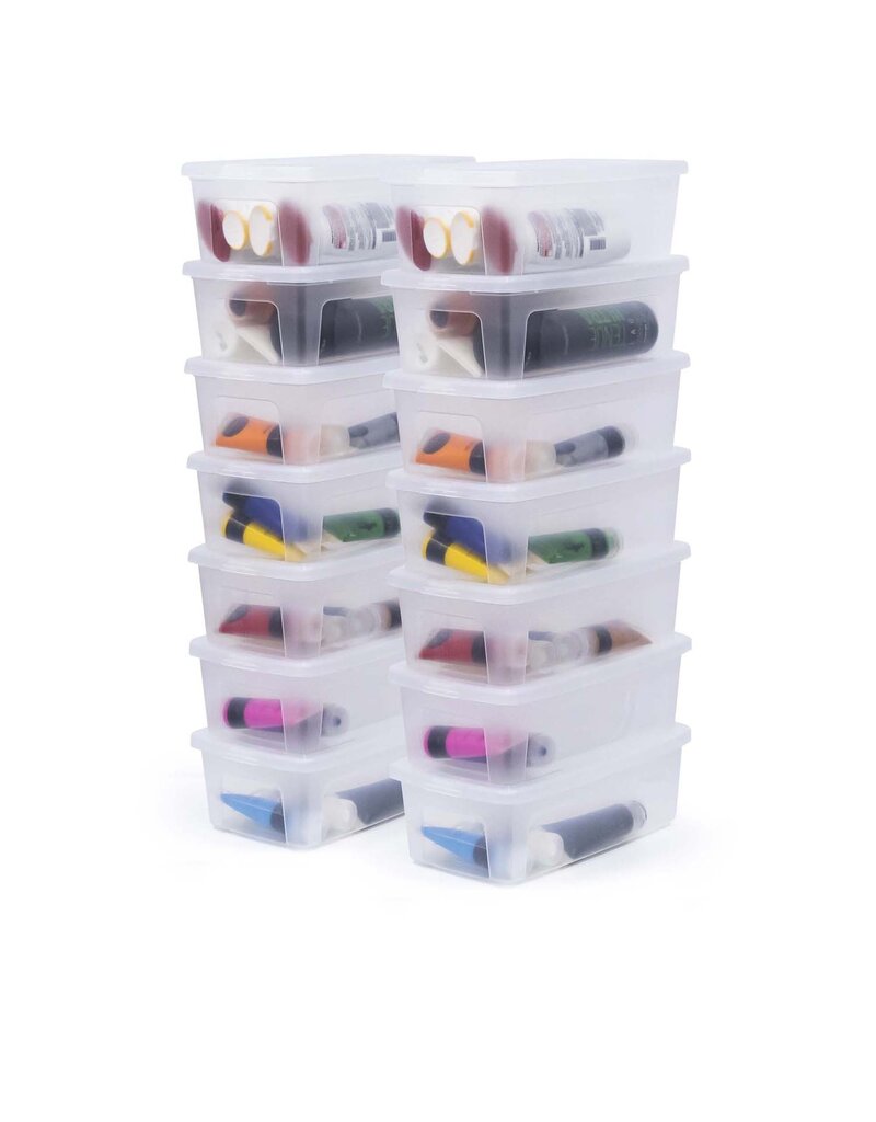 IRIS Modular Clear Box - 5 liters - set of 14 - MCB-5 - Transparent