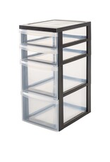 IRIS Design Chest - 4 drawers - DC-322 - Black