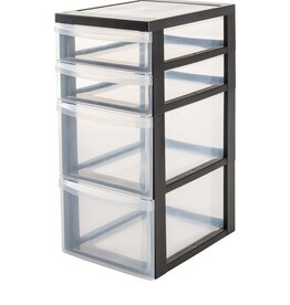 IRIS Design Chest -  4 lades - DC-322 - Black