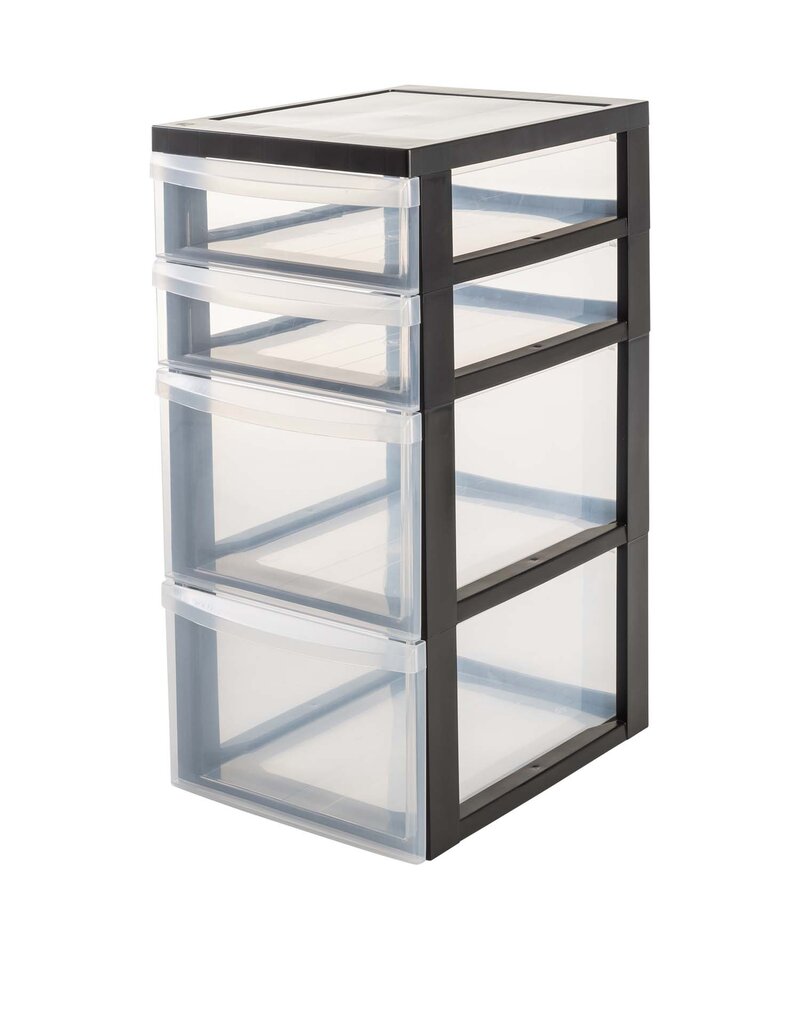 IRIS Design Chest - 4 drawers - DC-322 - Black