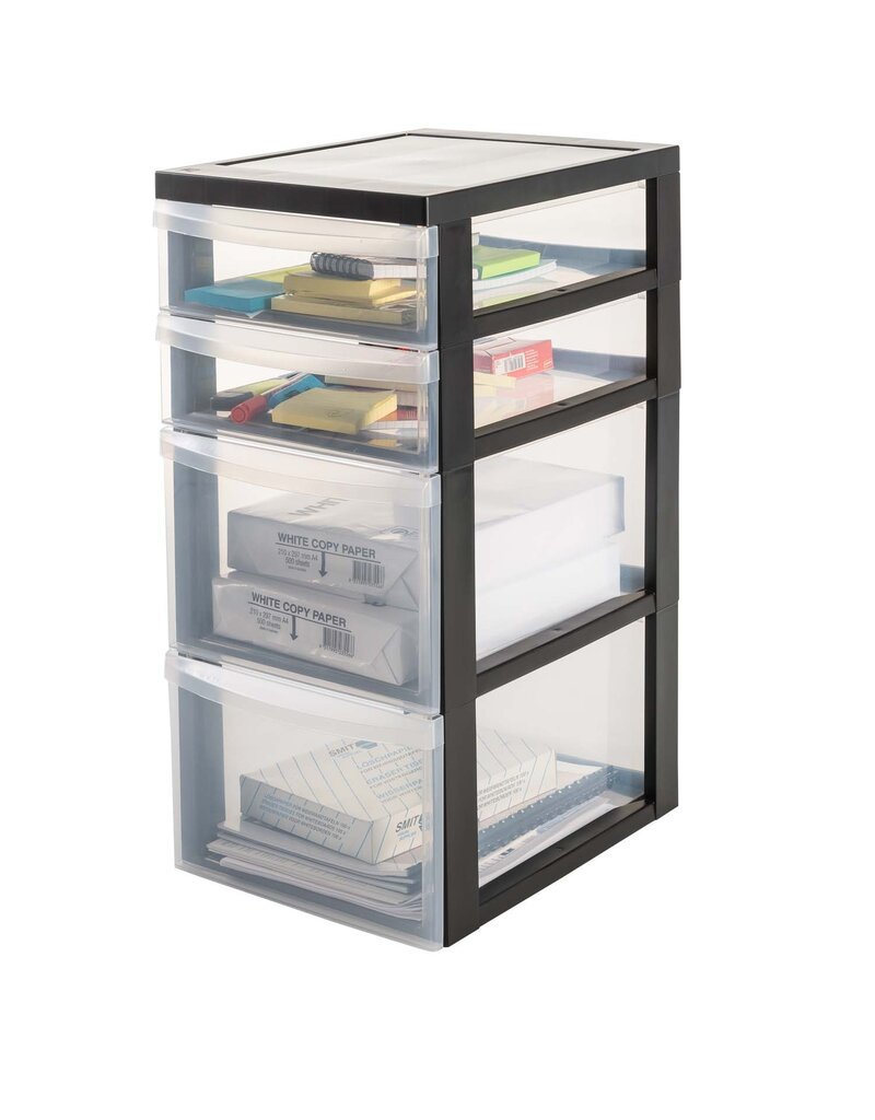 IRIS Design Chest -  4 lades - DC-322 - Black