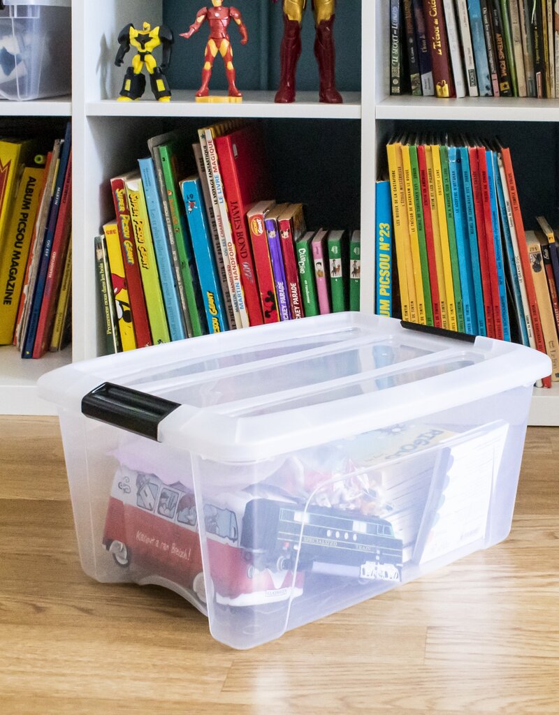 IRIS New Top Box - 15 liters - set of 4 - NTB-15 - Transparent