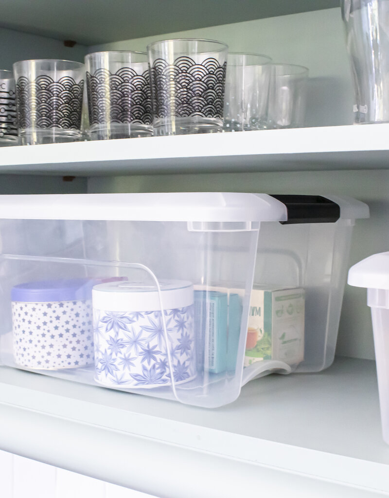 IRIS New Top Box - 15 liter - set van 4 - NTB-15 - Transparant