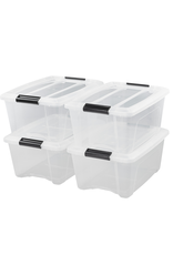 IRIS New Top Box - 15 liter - set van 4 - NTB-15 - Transparant