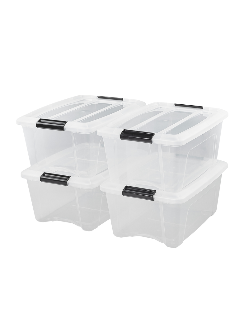 IRIS New Top Box - 15 liter - set van 4 - NTB-15 - Transparant