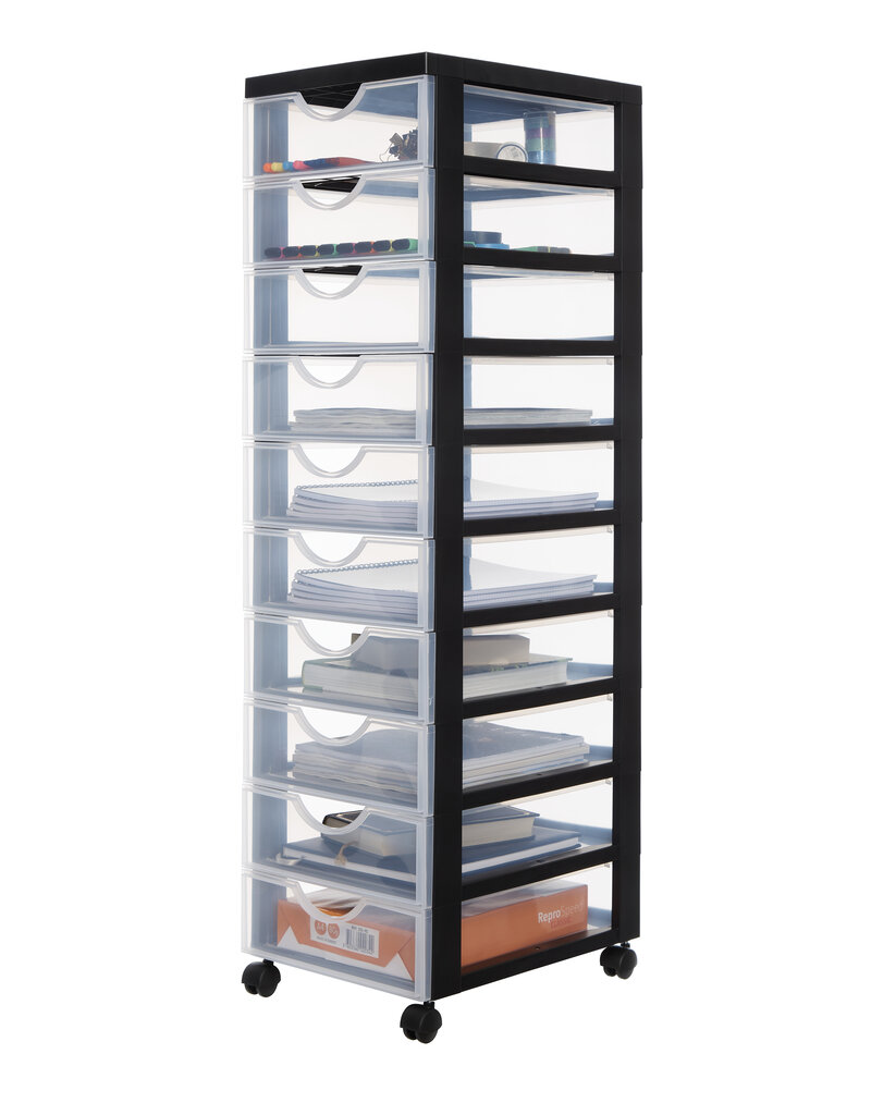 IRIS Easygrip Chest - 10 drawers - DDDC-010 - Black