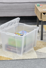 IRIS Handy Box- 30  liter - set van 4- HB-30 - Transparant