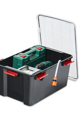 IRIS Air Tight Box - 50 liter - set van 4 - AT-L - Black