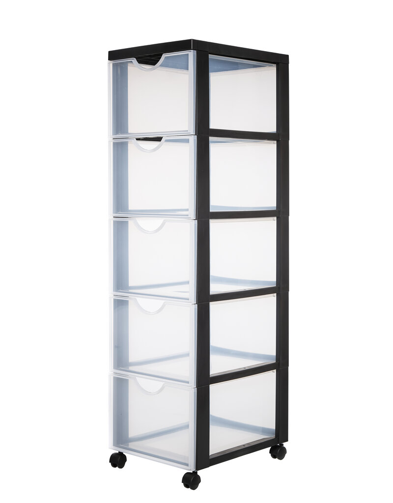 IRIS Easygrip Chest - 5 drawers - DDDC-305 - Black