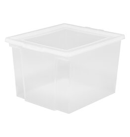 IRIS New Useful Storage Box - 30 liters - set of 6 - USB-M - Transparent