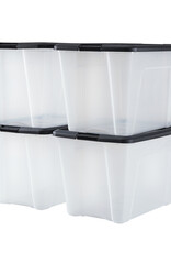 IRIS New Top Box - 60 liter - set van 4 - NTB-60 - Transparant