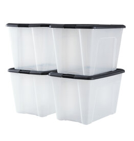 IRIS New Top Box - 60 liters - set of 4 - NTB-60 - Transparent