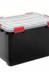 IRIS New Air Tight Box - 70 liter  - set van 3 - DDAT-LD - Black