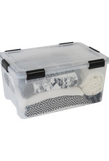 IRIS Air Tight Box - 50 liter  - set van 3 - AT-L - Transparent
