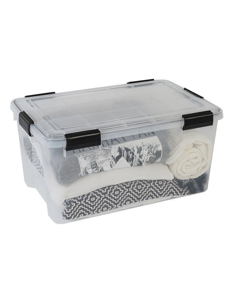 IRIS Air Tight Box - 50 liter  - set van 3 - AT-L - Transparent