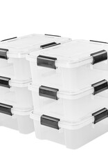 IRIS Air Tight Box - 10 liters - set of 6 - AT-S - Transparent